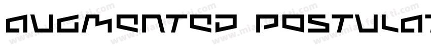 Augmented Postulated Proto Alphabet字体转换